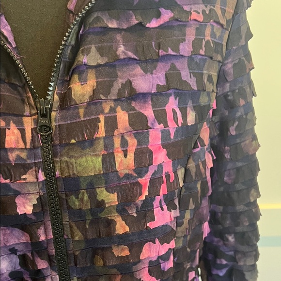 Clara S Purple and Black Jacket - Picture 5 of 9